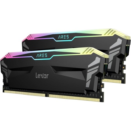 Lexar ARES RGB DDR5 RAM 32GB Kit (2x16GB) 6400MHz, DRAM Memoria 288-Pin U-DIMM, Memoria de computadora juegos para XMP 3.0/AMD
