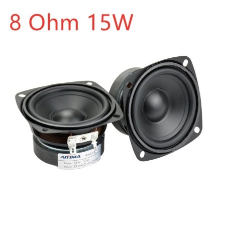 AIYIMA 2 uds altavoces portátiles de Audio 3 pulgadas 4 8 Ohm 15W alta