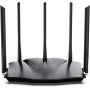 Tenda AC6 Router Inalámbrico Inteligente de Doble Banda (AC1200, 4 Puertos Megabit, WiFi Inteligente, Ahorro de Energía, 4x 5dBi