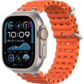 Astorgos Correas Ocean Compatible con Apple Watch Ultra2/Ultra 49mm,S10 46mm,9/8/7 45mm,SE2/SE/6/5/4 44mm,3/2/1 42mm,Correa de