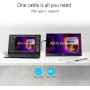 ASUS ZenScreen MB16AHV Monitor portátil, 15,6 Pulgadas, Full HD, IPS, HDMI, USB Type-C, Filtro de luz Azul, Superficie