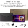 ASUS ZenScreen MB16AHV Monitor portátil, 15,6 Pulgadas, Full HD, IPS, HDMI, USB Type-C, Filtro de luz Azul, Superficie