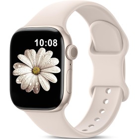 AMSKY Correa Deportiva Compatible para Correas Apple Watch 40mm 38mm 41mm 42mm 44mm 45mm 46mm 49mm Mujer Hombre, Silicona