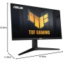 ASUS Monitor de juegos TUF Gaming VG27AQML1A 27" (QHD (2560x1440), overclock de hasta 260Hz (240Hz nativo), ELMB Sync, FreeSync