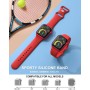 AMSKY Correa Deportiva Compatible para Correas Apple Watch 40mm 38mm 41mm 42mm 44mm 45mm 46mm 49mm Mujer Hombre, Silicona