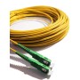 Elfcam® - 5m Fibra óptica Cable SC/APC a SC/APC Monomodo Simplex 9/125, Compatible con Orange, Movistar, Vodafone y Jazztel, 5