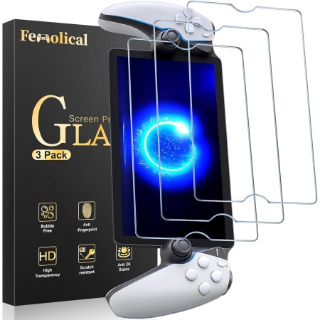 Fenolical 3 protectores de pantalla compatibles con PS5 PlayStation Portal, protector de pantalla para PS5 PlayStation Portal