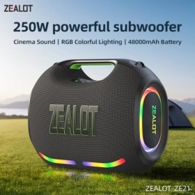 ZEALOT-ZE21 250W gran potencia TWS inalámbrico Subwoofer Altavoz Bluet