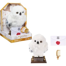 HARRY POTTER-WIZARDING WORLD -LECHUZA HARRY POTTER INTERACTIVA- Peluche Hedwig Interactivo "Enchanting Hedwig" -más de 15