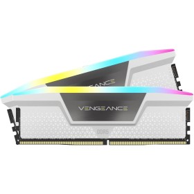 CORSAIR Vengeance RGB DDR5 RAM 32GB (2x16GB) 6000MHz CL30 Intel XMP iCUE Memoria de Ordenador Compatible - Blanco