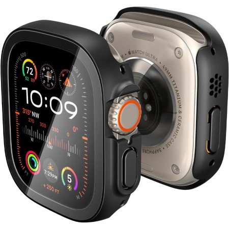 Spigen Funda Thin Fit 360 Compatible con Apple Watch Ultra 2 (2023) / Ultra (2022) 49mm - Negro