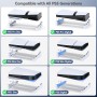 OIVO Soporte PS5/Slim/Pro Horizontal para Consola Playstation 5, PS5 Soporte Horizontal, Soporte PS5 Acostado, Soporte
