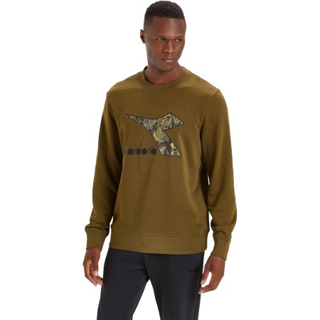 Diadora - Vellón Sweatshirt Crew Logo CHROMIA para Hombre