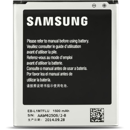 Samsung EB-F1M7FLU 3.7, 1500 mAh - Batería para Samsung Galaxy i8190 S3 MINI (Conector de 3 pins)