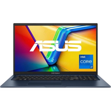 ASUS Vivobook 17 Ordenador portátil, pantalla IPS Full HD 17,3" 16:9, Intel Core i7-1255U, 16GB de RAM, SSD 512 GB, Intel Iris