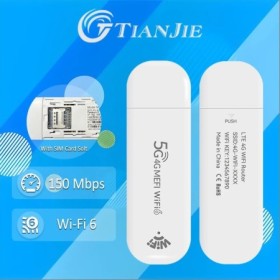 TIANJIE WiFi 6 4G LTE enrutador de punto de acceso portátil-viajes glo