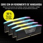 CORSAIR Vengeance RGB DDR5 RAM 16GB (2x8GB) 5200MHz CL40 Intel XMP Memoria de Ordenador Compatible iCUE – Negro