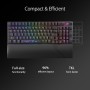 ASUS ROG Azoth - Teclado Mecanico Gaming 75%, Cubierta Metálica, Switch ROG NX Red lubricados, ABS, Kit de Lubricado, IR, BT y