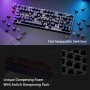 ASUS ROG Azoth - Teclado Mecanico Gaming 75%, Cubierta Metálica, Switch ROG NX Red lubricados, ABS, Kit de Lubricado, IR, BT y