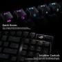 ASUS ROG Azoth - Teclado Mecanico Gaming 75%, Cubierta Metálica, Switch ROG NX Red lubricados, ABS, Kit de Lubricado, IR, BT y