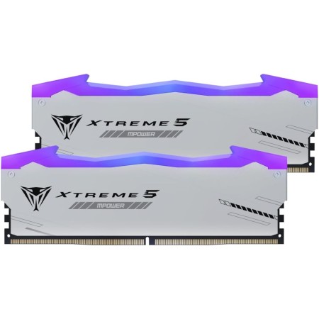 Patriot Viper Xtreme 5 MPOWER DDR5 RGB RAM 32GB (2X16GB) 6000MT/s CL30 UDIMM Desktop Gaming Memory Kit - PVXR532G60C30KM