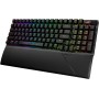 ASUS ROG Azoth - Teclado Mecanico Gaming 75%, Cubierta Metálica, Switch ROG NX Red lubricados, ABS, Kit de Lubricado, IR, BT y