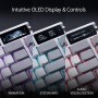 ASUS ROG Azoth - Teclado Mecanico Gaming 75%, Cubierta Metálica, Switch ROG NX Red lubricados, ABS, Kit de Lubricado, IR, BT y