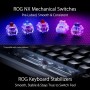 ASUS ROG Azoth - Teclado Mecanico Gaming 75%, Cubierta Metálica, Switch ROG NX Red lubricados, ABS, Kit de Lubricado, IR, BT y