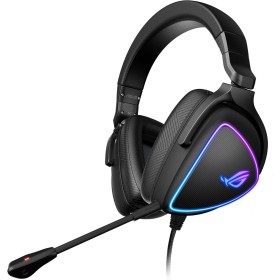 ASUS ROG Delta S USB-C gaming headset (wired, AI noise canceling, RGB lighting, compatible with PC, Nintendo Switch and Sony