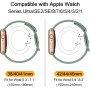Wanme Compatibles con Correa Apple Watch 38mm 40mm 41mm 42mm 44mm 45mm 49mm 46mm, Correas de Silicona, Pulseras de Repuesto