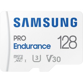Samsung Pro Endurance - Tarjeta de Memoria de monitoreo de vídeo microSDXC UHS-I U3 de 128 GB con Adaptador (MB-MJ128KA)
