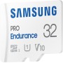 Samsung Pro Endurance - Tarjeta de Memoria de monitoreo de vídeo microSDXC UHS-I U3 de 128 GB con Adaptador (MB-MJ128KA)