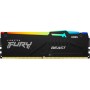 Kingston FURY Beast Negro RGB 16GB (2x8GB) 5200MT/s DDR5 CL40 DIMM Memoria gamer para Ordenadores de sobremesa Kit de 2 -