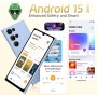 OUKITEL C61 Telefonos Moviles Libres Android 15, 6.88" HD+ 90Hz Telefono Movil, 16GB(4+12)+128GB/1TB Smartphone, Batería
