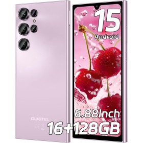 OUKITEL C61 Telefonos Moviles Libres Android 15, 16GB(4+12)+128GB/1TB Smartphone, 6.88" HD+ 90Hz Telefono Movil, Batería 5150mAh