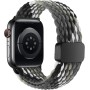 HITZEE Compatible con Correa Apple Watch 49/46/45/44/42/41/40/38mm, Correas Elástica con Cierre Magnético Diseñadas para Apple