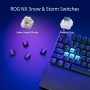 ASUS ROG Strix Scope II - Teclado gaming de tamaño completo, espuma amortiguadora, interruptores ROG NX Snow prelubricados,
