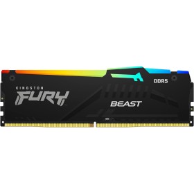 Kingston FURY Beast Negro RGB 16GB (2x8GB) 5200MT/s DDR5 CL40 DIMM Memoria gamer para Ordenadores de sobremesa Kit de 2 -