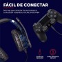 Trust Gaming Cascos PS4 y PS5 Auriculares de Gaming GXT 488 Forze-G, Licencia Oficial para Playstation, Micrófono Plegable,