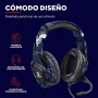 Trust Gaming Cascos PS4 y PS5 Auriculares de Gaming GXT 488 Forze-G, Licencia Oficial para Playstation, Micrófono Plegable,