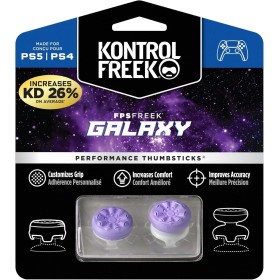 KontrolFreek FPS Freek Galaxy Purple for Playstation 4 (PS4) and Playstation 5 (PS5) | Performance Thumbsticks | 1 High-Rise, 1
