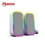 Marvo SG-285 Altavoces USB con cable Luz RGB 5 modos Control de volume