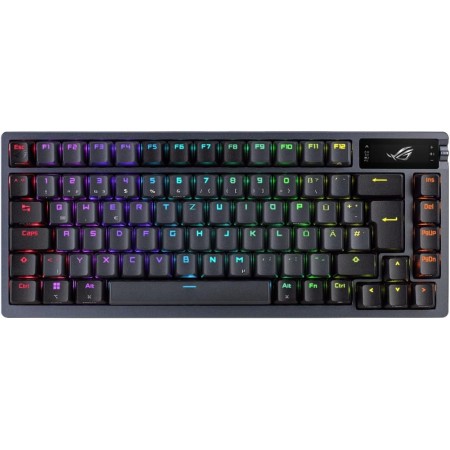ASUS ROG Azoth Teclado mecánico inalámbrico para Juegos (Factor de Forma 75%, interruptores ROG NX, Teclas PBT Doubleshot,