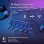 ASUS ROG Azoth Teclado mecánico inalámbrico para Juegos (Factor de Forma 75%, interruptores ROG NX, Teclas PBT Doubleshot,