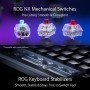 ASUS ROG Azoth Teclado mecánico inalámbrico para Juegos (Factor de Forma 75%, interruptores ROG NX, Teclas PBT Doubleshot,
