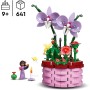 LEGO | Disney Encanto Maceta de Isabela Juguete de Construcción con Flores de Orquídeas, Mini Muñeca de Personaje de la