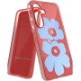Samsung Marimekko Unikko Hybrid Case Cover con diseño Floral Galaxy S25, Red