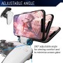 Orzly Accesorio PS5 Clip de Juego Compatible con Mandos PlayStation 5 DualSense - Soporte para Teléfono Móvil Ajustable para