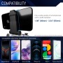 Orzly Accesorio PS5 Clip de Juego Compatible con Mandos PlayStation 5 DualSense - Soporte para Teléfono Móvil Ajustable para