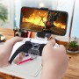 Orzly Accesorio PS5 Clip de Juego Compatible con Mandos PlayStation 5 DualSense - Soporte para Teléfono Móvil Ajustable para